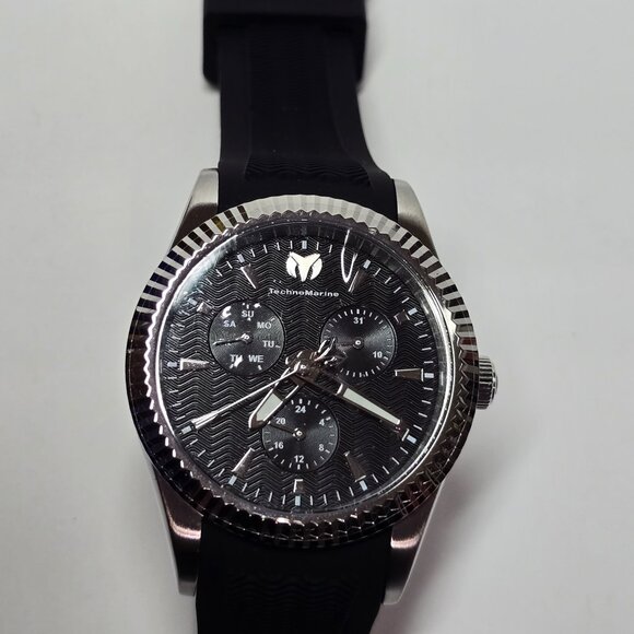 TechnoMarine Sea Dream Unisex Watch - 38mm, Black, Silver (TM-719029) - Picture 5 of 15
